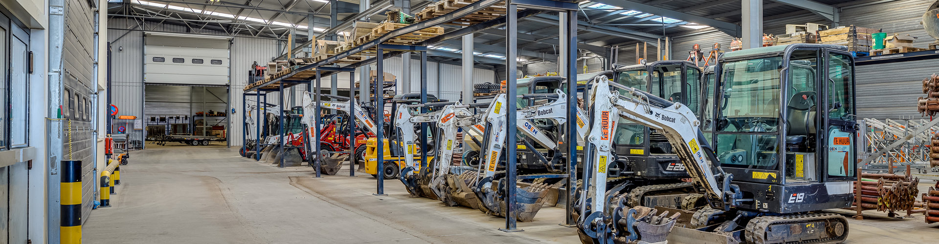 Oben verhuur bouwmachines