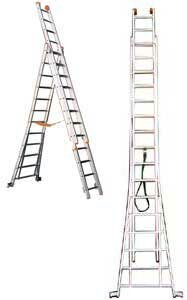 Ladder 10 m (3-delig)
