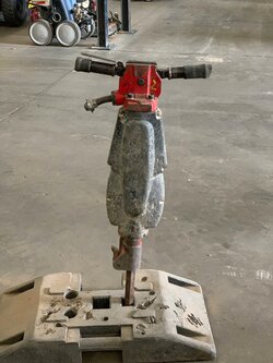 Luchthamer 32kg + 3 beitels