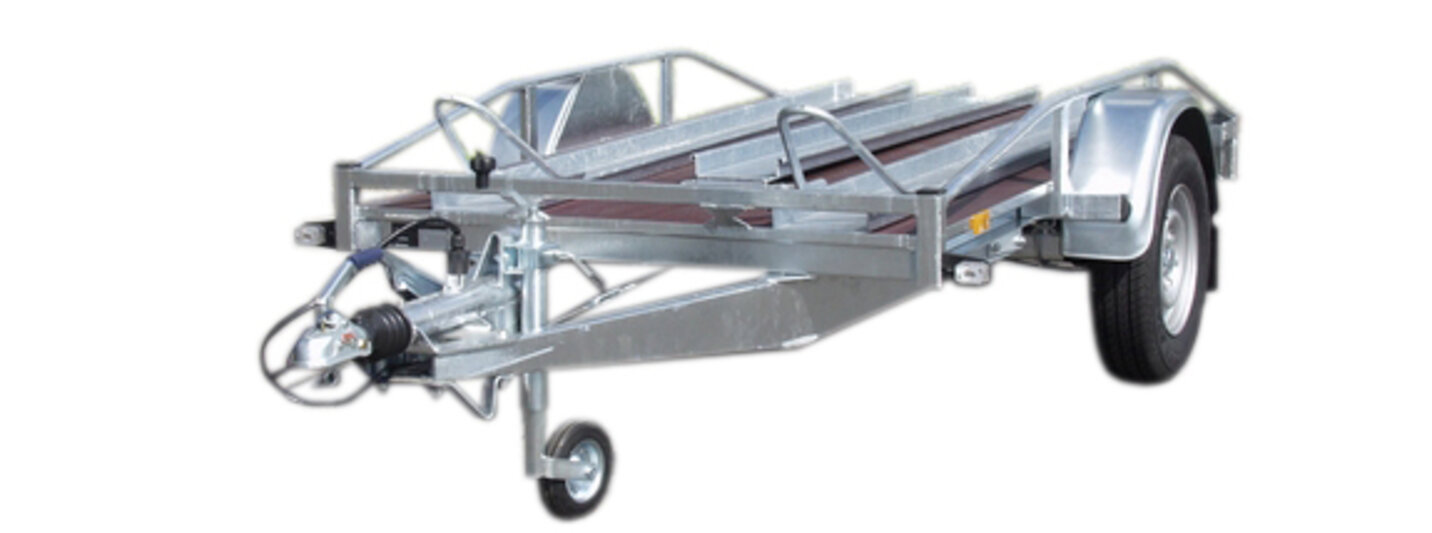 Moto-aanhangwagen geremd 2
