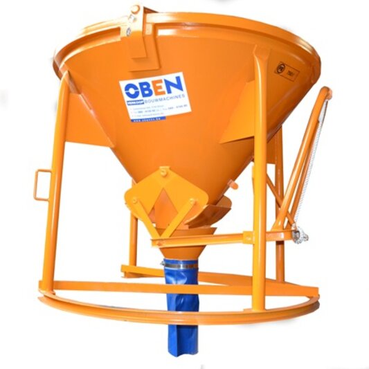 Betonsilo rechtstaand 1000l + Slurf