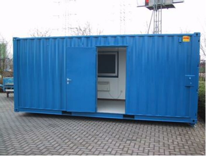 Bureel-magazijncontainer 6 x 2,5m